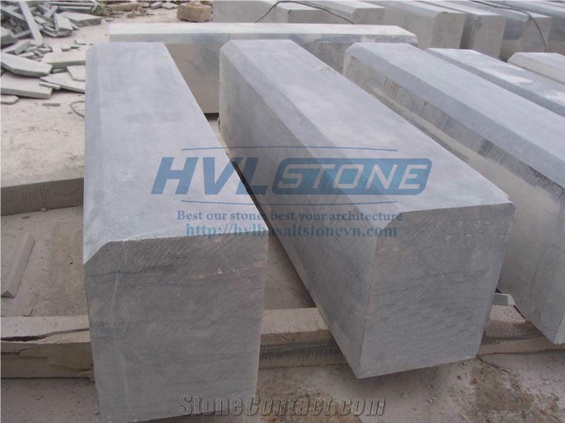 Gia Lai Black Basalt Kerbstones, Black Basalt Curbstone