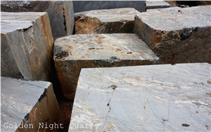 Golden Night Marble Blocks