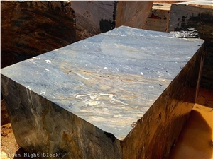 Golden Night Marble Blocks