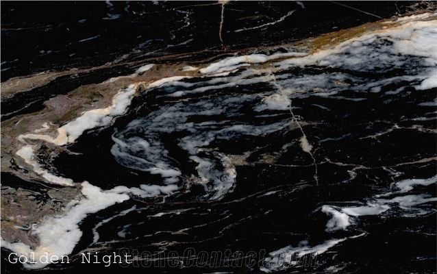Golden Night Marble Blocks