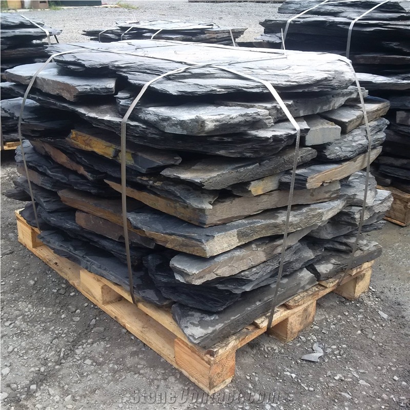 Dark Grey Slate Flagstone