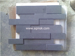 Hainan Basalt,Hainan Grey Lavastone,Gray Andesite Hainan,Hainan Gray Basalt,Hainan Lavastone Honed Face 48mm*127mm Basalt Brick Marble Mosaic for Wall,Floor,Background,Bathroom,Hotel,Restaurant