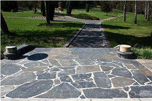 Grey Slate Jivova Bridlice Flagstone Garden Pavements