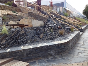 Jivova Bridlice Garden Wall, Steps Jivova Bridlice Garden Wall, Steps