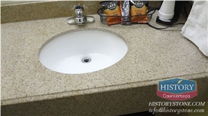 Hg008-Golden-Yellow-Granite-Countertop-Granite-Bathroom Countertop