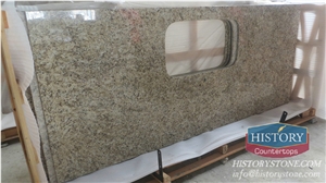 Hgj065-Giallo-Ornamental-Granite-Kitchen Countertops