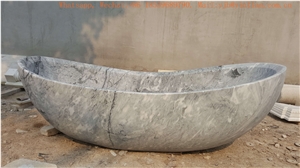 Grey Marble Bathtub, Henan Grey Marble Bath Tub, Grey Marble Factory