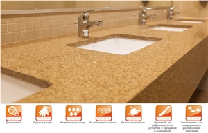 Plazastone Quartz Vanity Tops