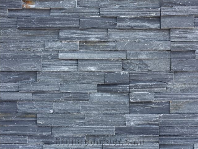 Black Slate Facing Wall Panels