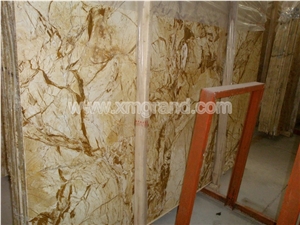 Picasso Gold Marble Tiles and Slabs, Picasso Marble Floors and Tiles