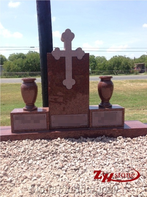 Good Quality Angel with Double Polished Sesame White/ G603 Granite Engraved Headstones/ Tombstone Design/ Western Style Tombstones/ Heart Tombstones/ Angel Monuments