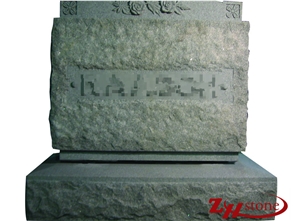 Good Quality Flat Top Custom Desing Vizag Blue/ Bahama Blue Granite Tombstone Design/ Upright Monuments/ Single Monuments/ Upright Monuments/ Gravestone