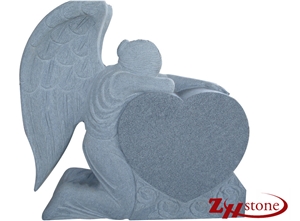 Good Quality Heart Shaped with Angel and Rose Carving Sesame White/ G603 Granite Angel Monuments/ Upright Monuments/ Headstones/ Gravestone/ Custom Monuments Good Quality Heart Shaped with Angel and Rose Carving Sesame White/ G603 Granite Angel Monuments/ Upright Monuments/ Headstones/ Gravestone/ Custom Monuments