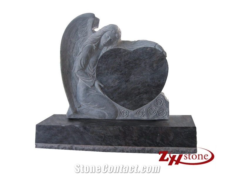 Good Quality Roof Top with Columns Sesame White/ G603 Granite Tombstone Design/ Western Style Tombstones/ Single Monuments/ Upright Monuments/ Custom Monuments