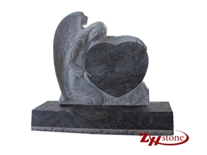 Good Quality Roof Top with Columns Sesame White/ G603 Granite Tombstone Design/ Western Style Tombstones/ Single Monuments/ Upright Monuments/ Custom Monuments