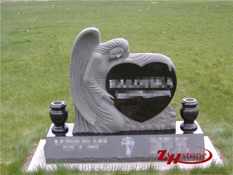 Good Quality Sesame Black/ G654 Granite Boulder Gravestone/ Single Monuments/ Cemetery Tombstones/ Custom Monuments/ Gravestone