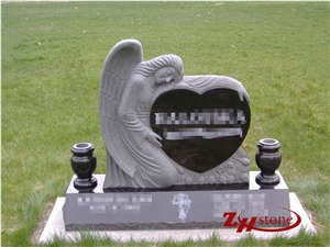 Good Quality Sesame Black/ G654 Granite Boulder Gravestone/ Single Monuments/ Cemetery Tombstones/ Custom Monuments/ Gravestone