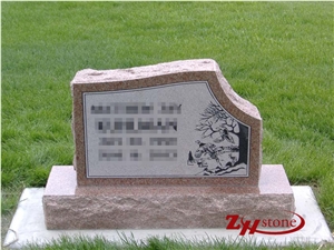Good Quality Sesame Black/ G654 Granite Boulder Gravestone/ Single Monuments/ Cemetery Tombstones/ Custom Monuments/ Gravestone