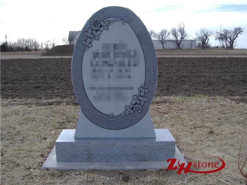 Good Quality Sesame Black/ G654 Granite Boulder Gravestone/ Single Monuments/ Cemetery Tombstones/ Custom Monuments/ Gravestone