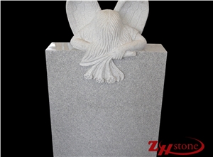 Good Quality Straight Style with Tearing Angel Sesame White/ G603 Grnaite Tombstone Design/ Monument Design/ Angel Monuments/ Gravestone/ Custom Monuments Good Quality Straight Style with Tearing Angel Sesame White/ G603 Grnaite Tombstone Design/ Monument Design/ Angel Monuments/ Gravestone/ Custom Monuments