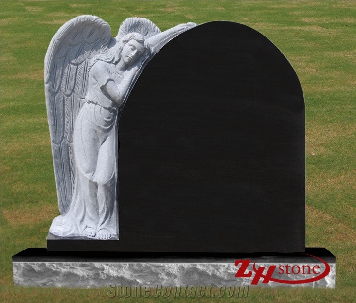 Good Quality Tree Upright Bahama Blue/ Vizag Blue Granite Tombstone Design/ Monument Design/ Western Style Monuments/ Single Monuments/ Upright Monuments