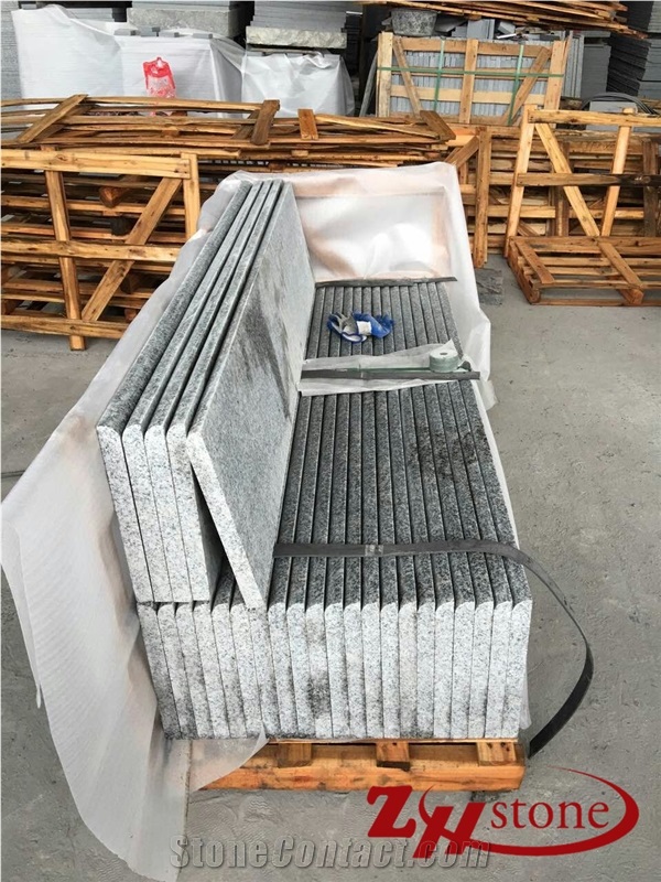 Own Factory Georigia Grey/ G641 Polished 470x34x3cm Half Bull Nose Edging Stair/ Steps/ Stair Riser/ Deck Stair/ Stair Treads/ Stair Threshold