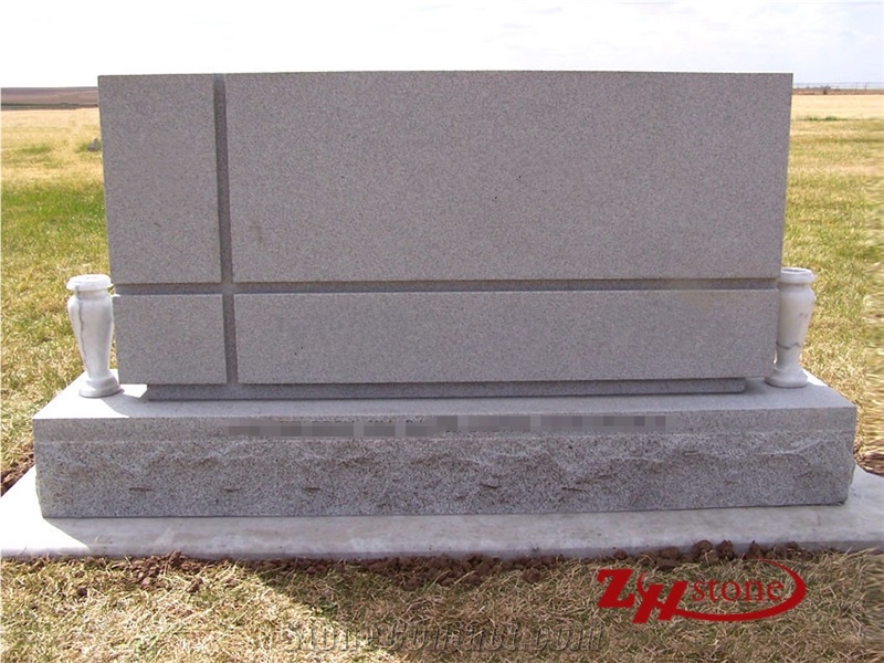 Polished Good Quality Unique Design Upright Dakota Mahogany Granite Western Style Tombstones/ Headstones/ Engraved Headstones/ Gravestone/ Custom Monuments
