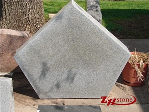 Roof Cube Sesame White,G603 Granite Tombstone