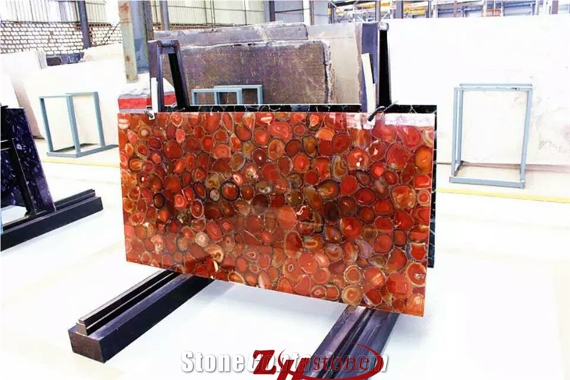 Semiprecious Stone Slabs,Blute Agate,Brown Agate,Yellow Agate,Red Agate