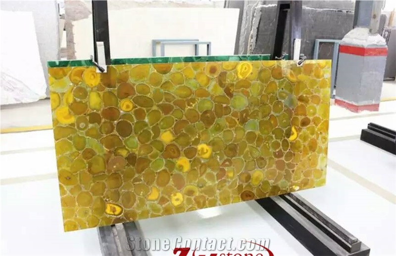Semiprecious Stone Slabs,Blute Agate,Brown Agate,Yellow Agate,Red Agate