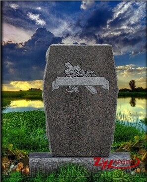 Tree Cross Tiger Eye Granite Monuments