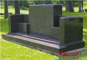 Tree Cross Tiger Eye Granite Monuments