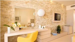 7 Strips Nature Cultured Stone Panel,Wall Stone Veneer,Ledge Stone Veneer,Stacked Stone Wall Cladding, Ledge Stone Corner