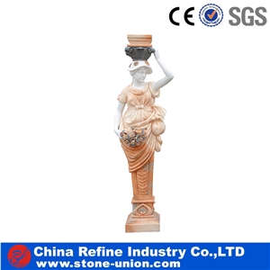 Beige Marble Sculpture/Statue, Beige Marble Statues