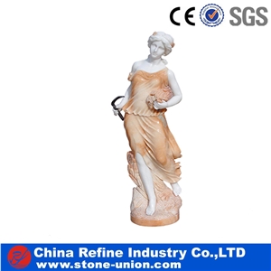 Beige Stone Statue,Beige Marble Sculpture Statue,Handcrafts,Carving Stone,Carving Statue,Garden Sculptures,Religious Statues