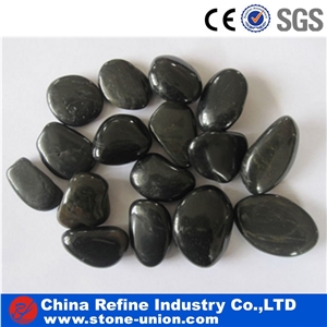Black Polished River Stone Pebble for Landscaping Black Polished River Stone Pebble for Landscaping