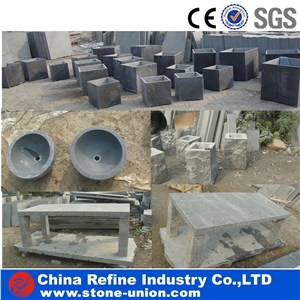 Blue Limestone Lanterns, Stone Mailbox, Blue Stone Garden Lanterns,Limestone Garden Lantern Sculptures