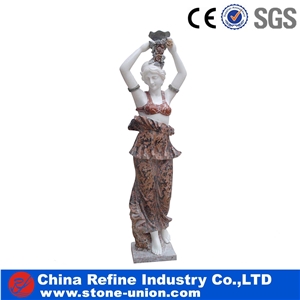 Brown Marble Sculpture/Statue, Multicolor Marble Statues,New Carving Stone Marble Statues for Sale