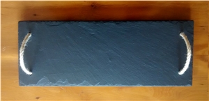 Cheap Dinner Plates Slate Material Cutting Board With Rope