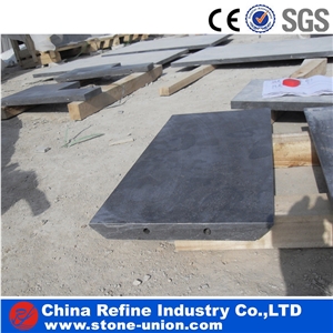 China Blue Limestone Table Tops,Interior Stone Bar Tops Furniture,Dinner Tables