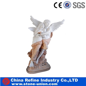 China Multicolor Marble Hand-Sculpted Classical Garden Statues & Sculptures China Multicolor Marble Hand-Sculpted Classical Garden Statues & Sculptures