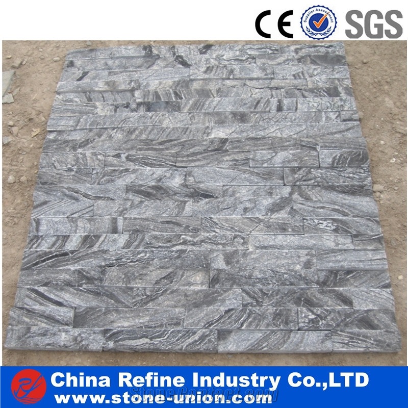 Grey Granite Stacked Stone Veneer , Cultured Stone for Wall Cladding,On Sale Cultured Stone,Stacked Stone Veneer, Corner Stone Clearance