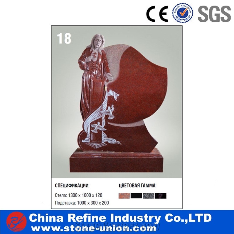 Imperial Red Monuments & Tombstones , Engraved Headstone , Engraved Tombstones