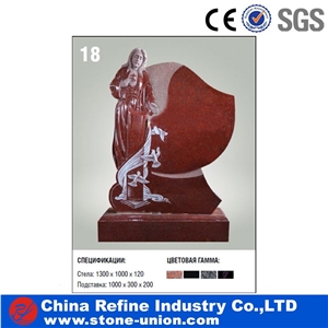 Imperial Red Monuments & Tombstones , Engraved Headstone , Engraved Tombstones