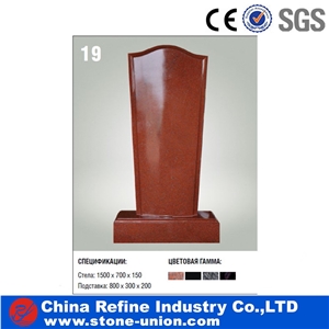 Imperial Red Monuments & Tombstones , Engraved Headstone , Engraved Tombstones