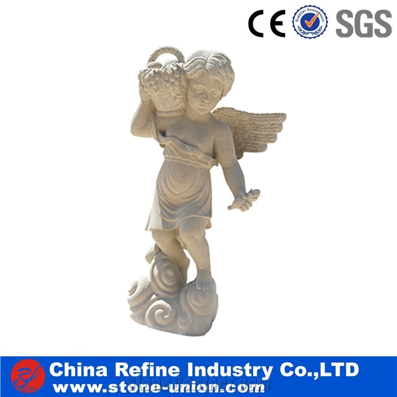 Marble Sculpture,Multicolor Marble Children Sculpture, Kids Statue