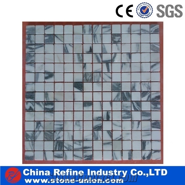 Mix Stone Mix Color Marble Mosaic Tile , Diamond Shape Mosaic Pattern,Marble Mosaic Tile Interior Stone,Background Mosaic Wall Tile
