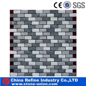 Mix Stone Mix Color Marble Mosaic Tile , Diamond Shape Mosaic Pattern,Marble Mosaic Tile Interior Stone,Background Mosaic Wall Tile