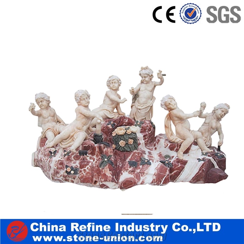 Multicolor Marble Stone Figure Carving Human Sculptures Low Price Factory Directly