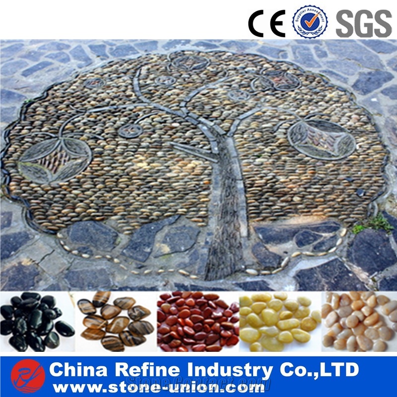 Pebble Garden Cheap Landscaping Paving Pebble Stone